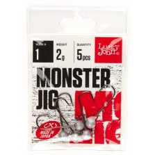 Джиг-головки Lucky John Monster Jig №1 (5 шт.)
